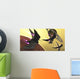 Three Spacecraft Pass One Wall Decal