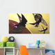 Three Spacecraft Pass One Wall Decal