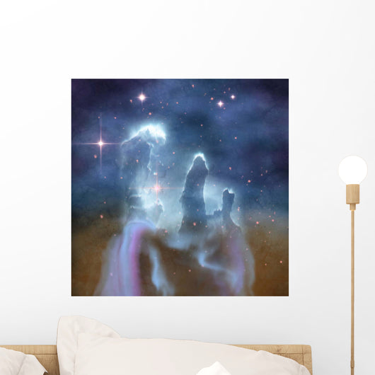 Pillars Creation Eagle Nebula Wall Decal