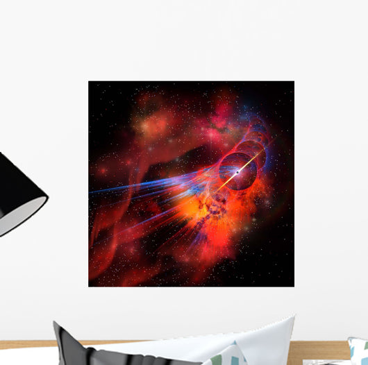 Collection Colorful Nebulae Gases Wall Decal Design 2