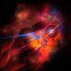 Collection Colorful Nebulae Gases Wall Decal Design 2
