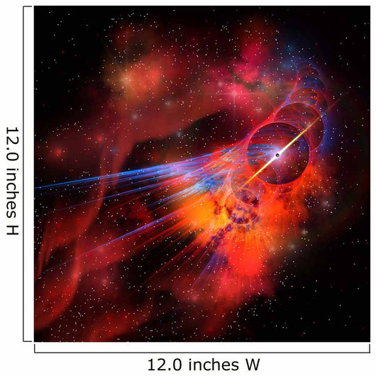 Collection Colorful Nebulae Gases Wall Decal Design 2