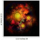 Collection Colorful Nebulae Gases Wall Decal Design 1