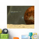 Starship Visits Asteroid near Wall Decal