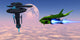 Shuttle Delivers Supplies to Wall Decal