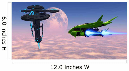 Shuttle Delivers Supplies to Wall Decal