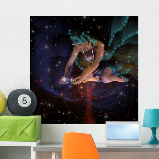 Ghostly Female Spirit Spreads Wall Decal
