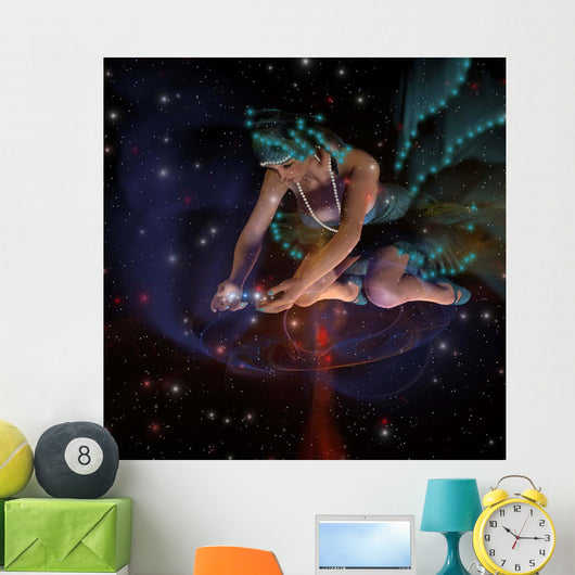 Ghostly Female Spirit Spreads Wall Decal