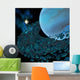 Planetary Ring Orbits around Wall Decal