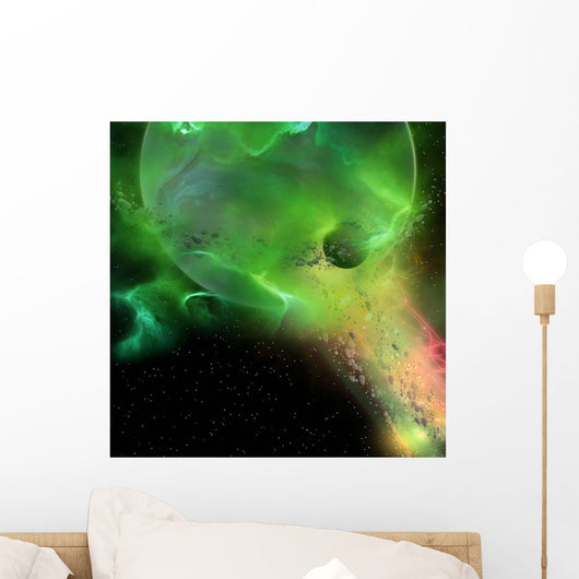 Spheroid Shape Emerges from Wall Decal