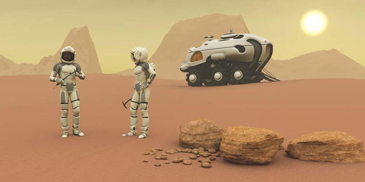Two Intrepid Explorers Discuss Wall Decal