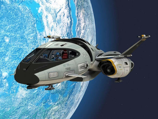 Pilot Maneuvers Space Shuttle Wall Decal