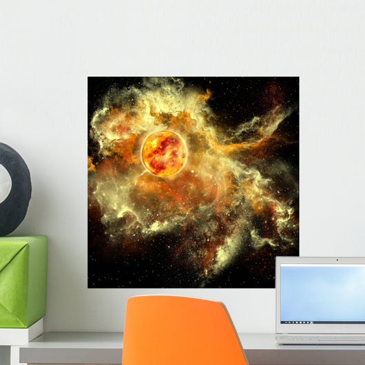 Sun Gathers Surrounding Matter Wall Decal