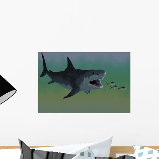 Tuna Fish Escape from Wall Decal
