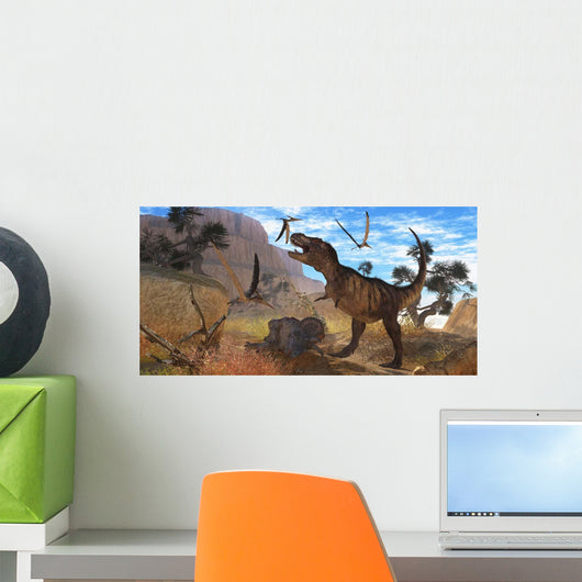 Tyrannosaurus Rex Attempts to Wall Decal