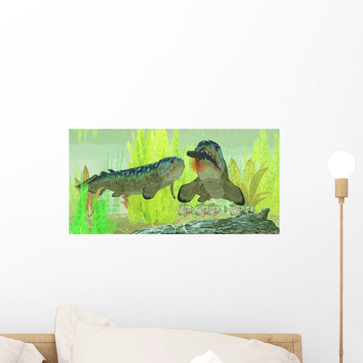 Rhizodus Hibberti Extinct Group Wall Decal Design 2