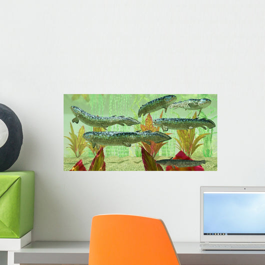 Rhizodus Hibberti Extinct Group Wall Decal Design 1