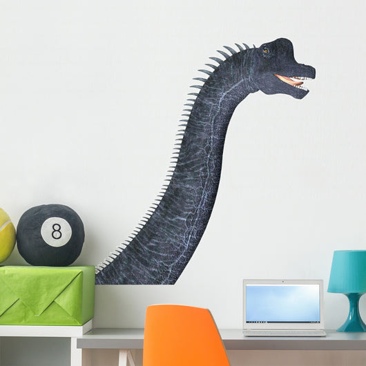 Brachiosaurus Dinosaur Head Wall Decal Design 2