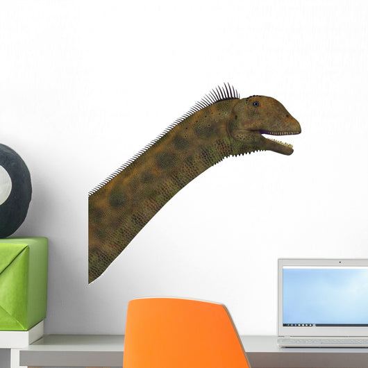 Acrocanthosaurus Portrait White Wall Decal Design 1