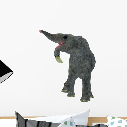 Deinotherium White Wall Decal