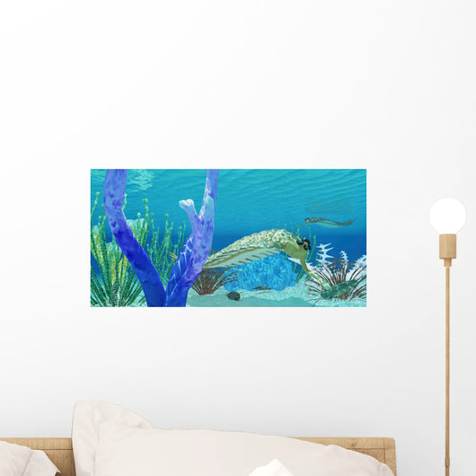 Predator Opabinia Uses Its Wall Decal