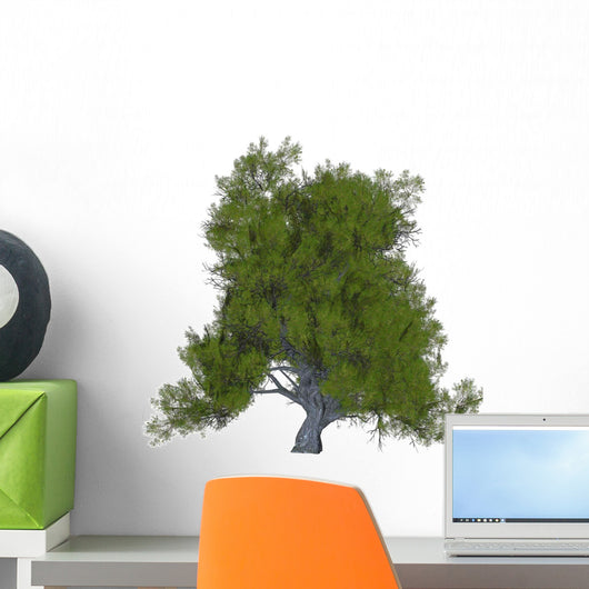 Juniper Plant White Wall Decal