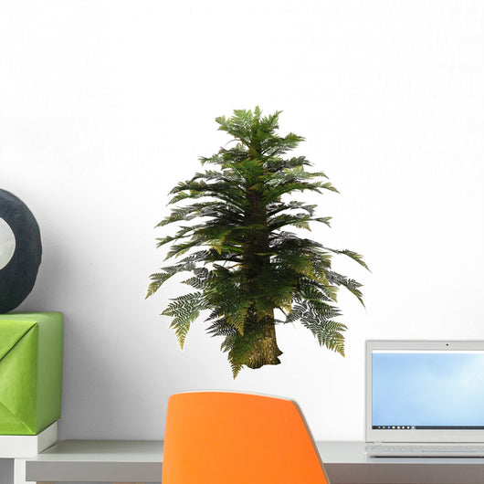 Tempskya Tree White Wall Decal