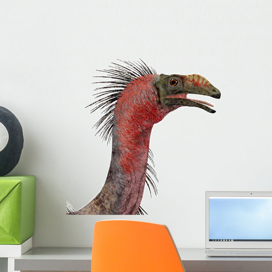Therizinosaurus Dinosaur Head Wall Decal