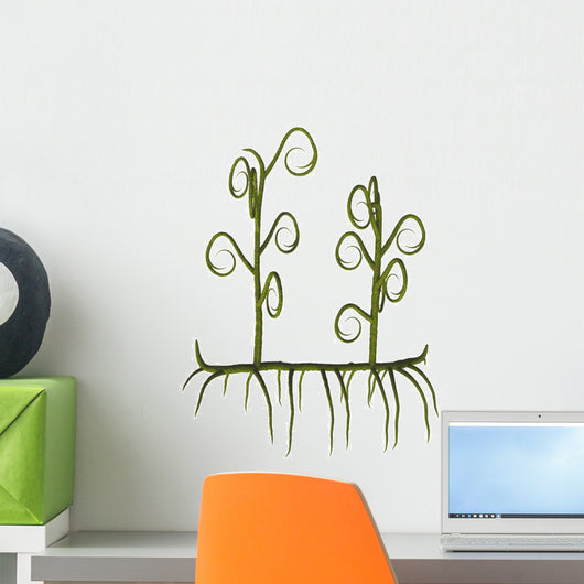 Asteroxylon Vascular Plant from Wall Decal
