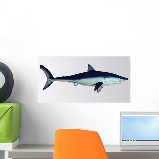 Mako Shark Wall Decal Design 2