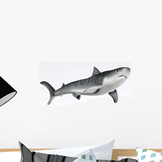 Tiger Shark Profile Wall Decal
