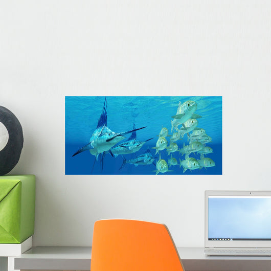 School Ayu Fish Try Wall Decal
