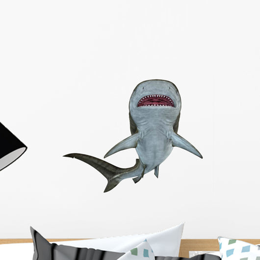 Underside Tiger Shark Wall Decal