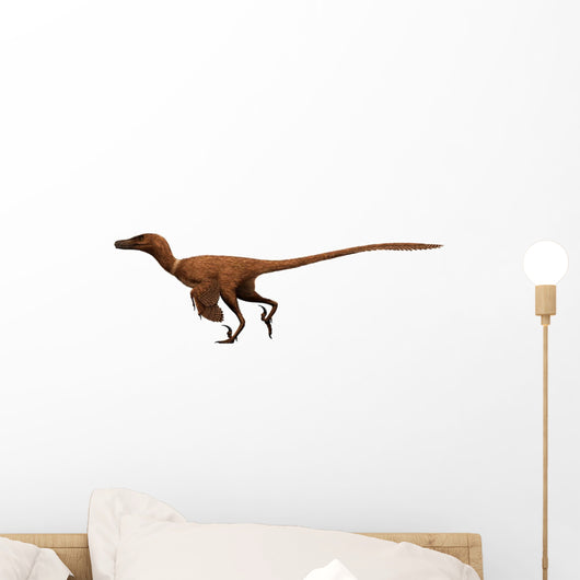 Velociraptor Mongoliensis Was Mid-sized Wall Decal Design 1
