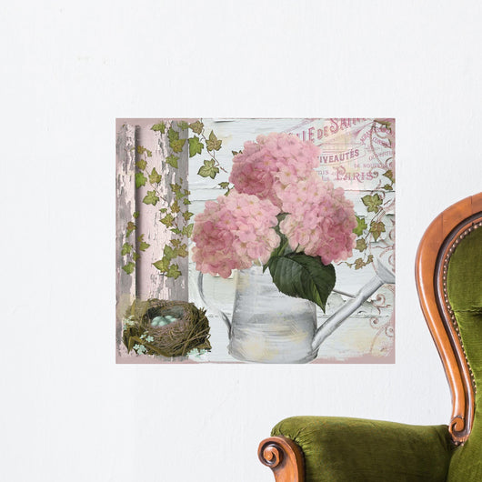 Still Life Hydrangea Wall Mural