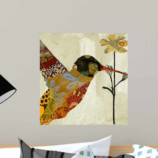 Hummingbird Brocade III Wall Mural