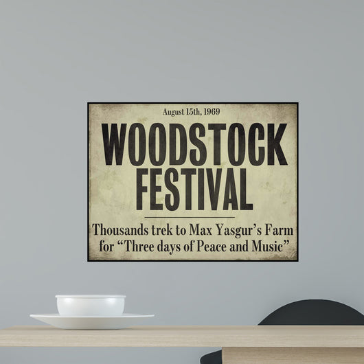 Woodstock Wall Mural