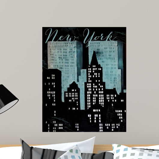 Retro Cities Wall Mural