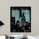 Retro Cities Wall Mural