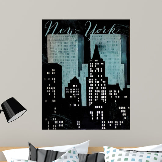 Retro Cities Wall Mural
