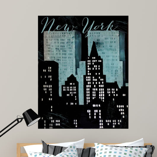 Retro Cities Wall Mural
