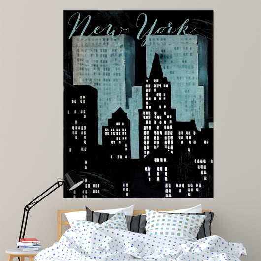 Retro Cities Wall Mural