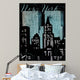 Retro Cities Wall Mural