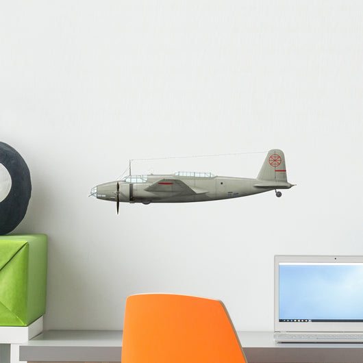 Mitsubishi Ki-21 Bomber Imperial Wall Decal Design 3