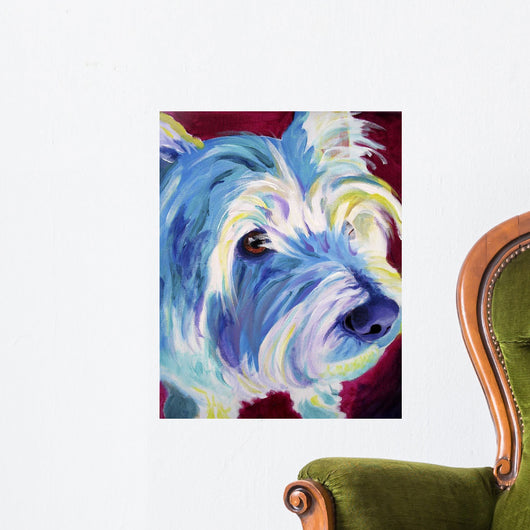 Westie Wall Mural