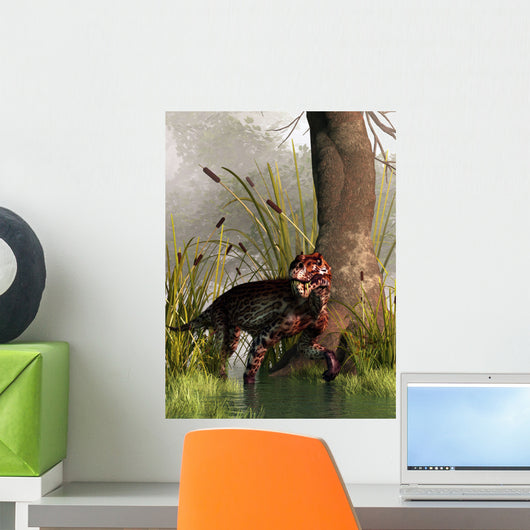 Lycaenops Stalking through Shallow Wall Decal