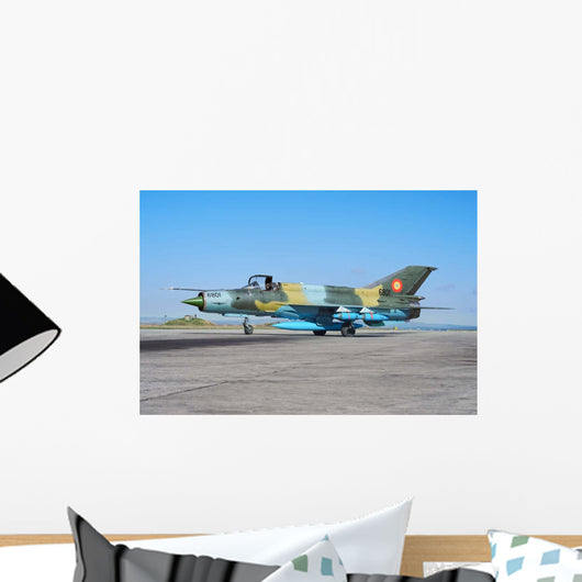 Romanian Air Force Mig-21 Wall Decal Design 1