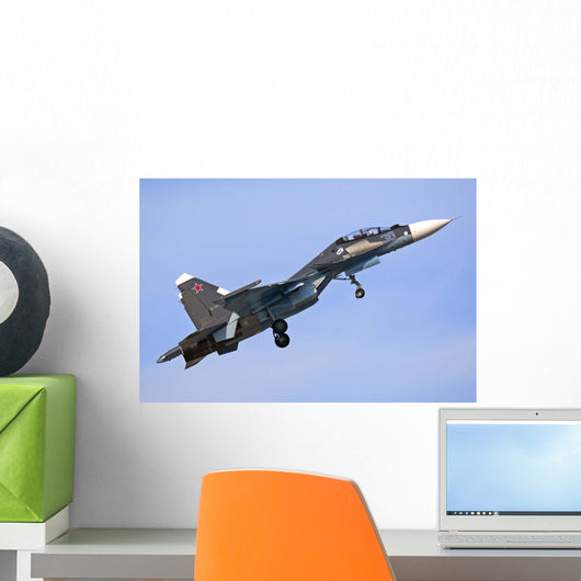 Russian Navy Su-30sm Flight Wall Decal Design 4