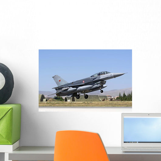 Turkish Air Force F-16d Wall Decal Design 4