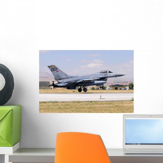 Turkish Air Force F-16c Wall Decal Design 1